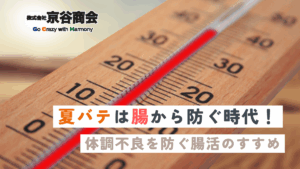 夏バテは腸から防ぐ時代!体調不良を防ぐ腸活のすすめ